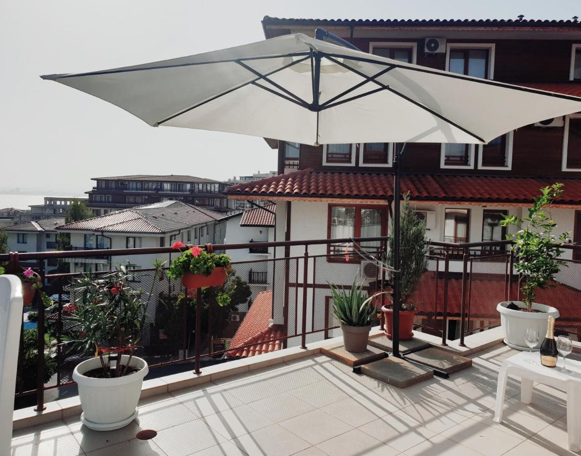 La Terrace Sea View Leilighet Sveti Vlas Eksteriør bilde
